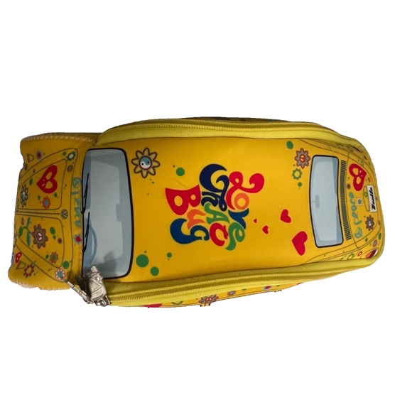 VW Volkswagen Neoprene Beetle Bag 3D Small Universal Flower Power Cosmetic Brisa - Picture 5 of 9